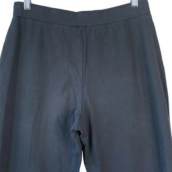 Talbots Vintage 90s Activewear Flare High Waist Sweatpants Women Size M Black - Picture 6 of 15